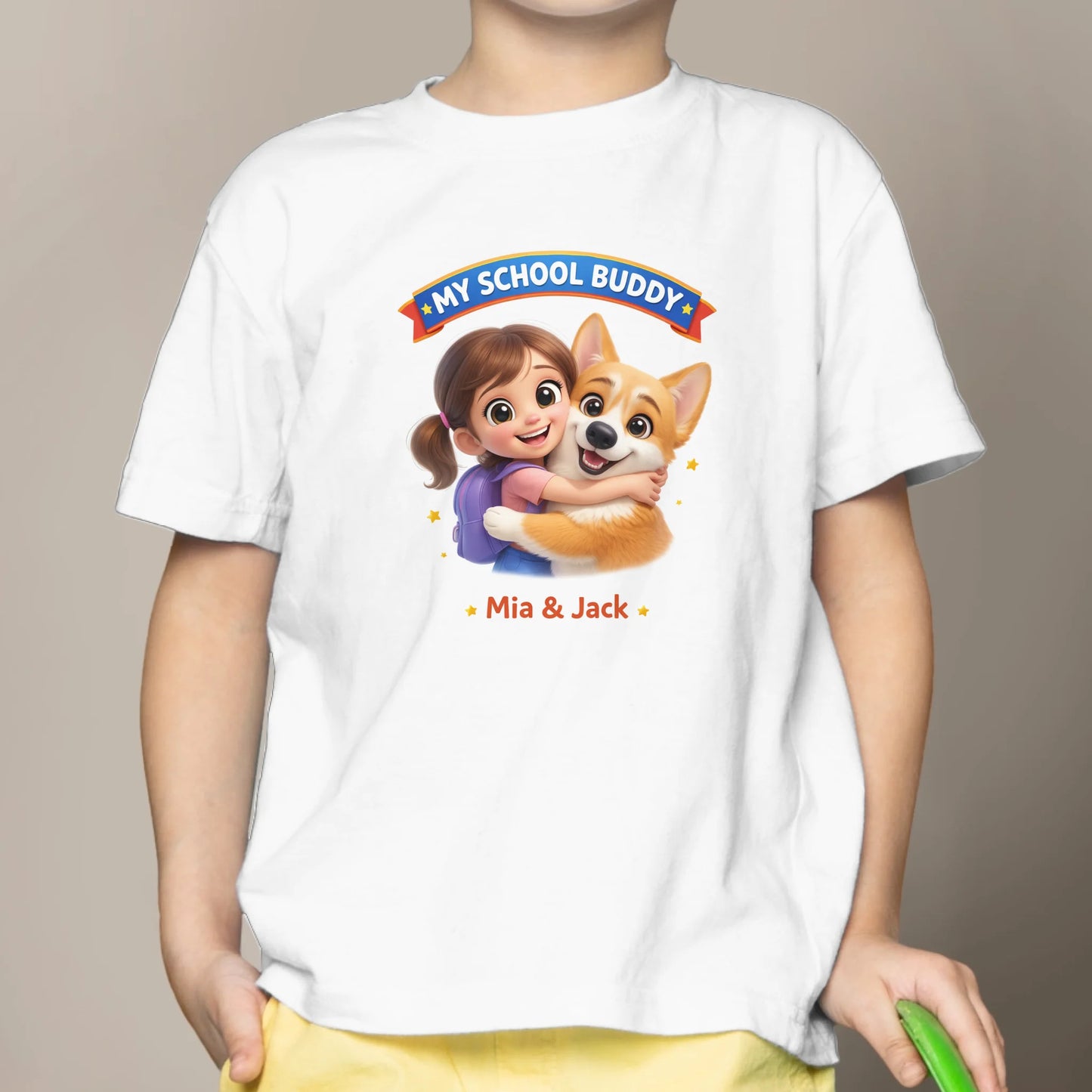 School Buddy - Personalized Kids T-Shirt