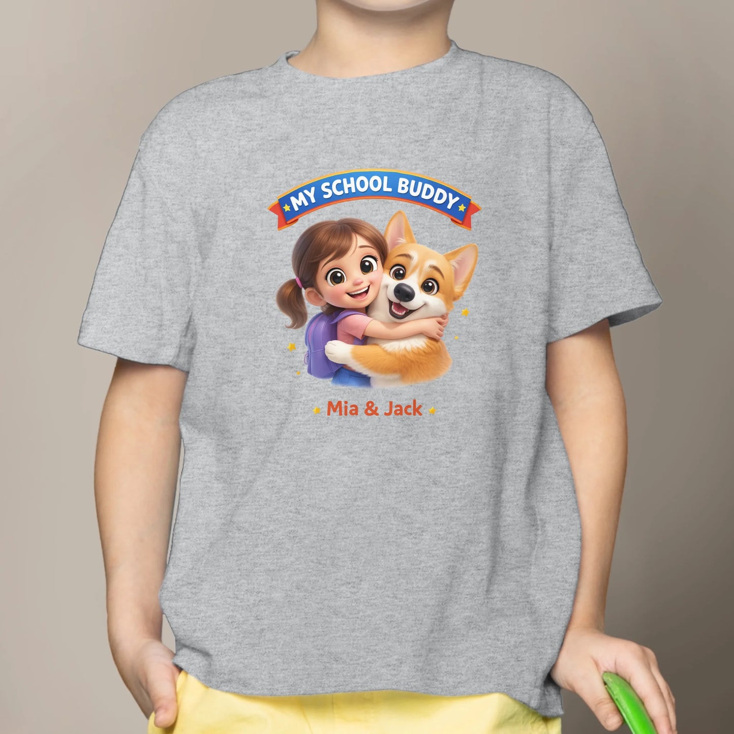 School Buddy - Personalized Kids T-Shirt