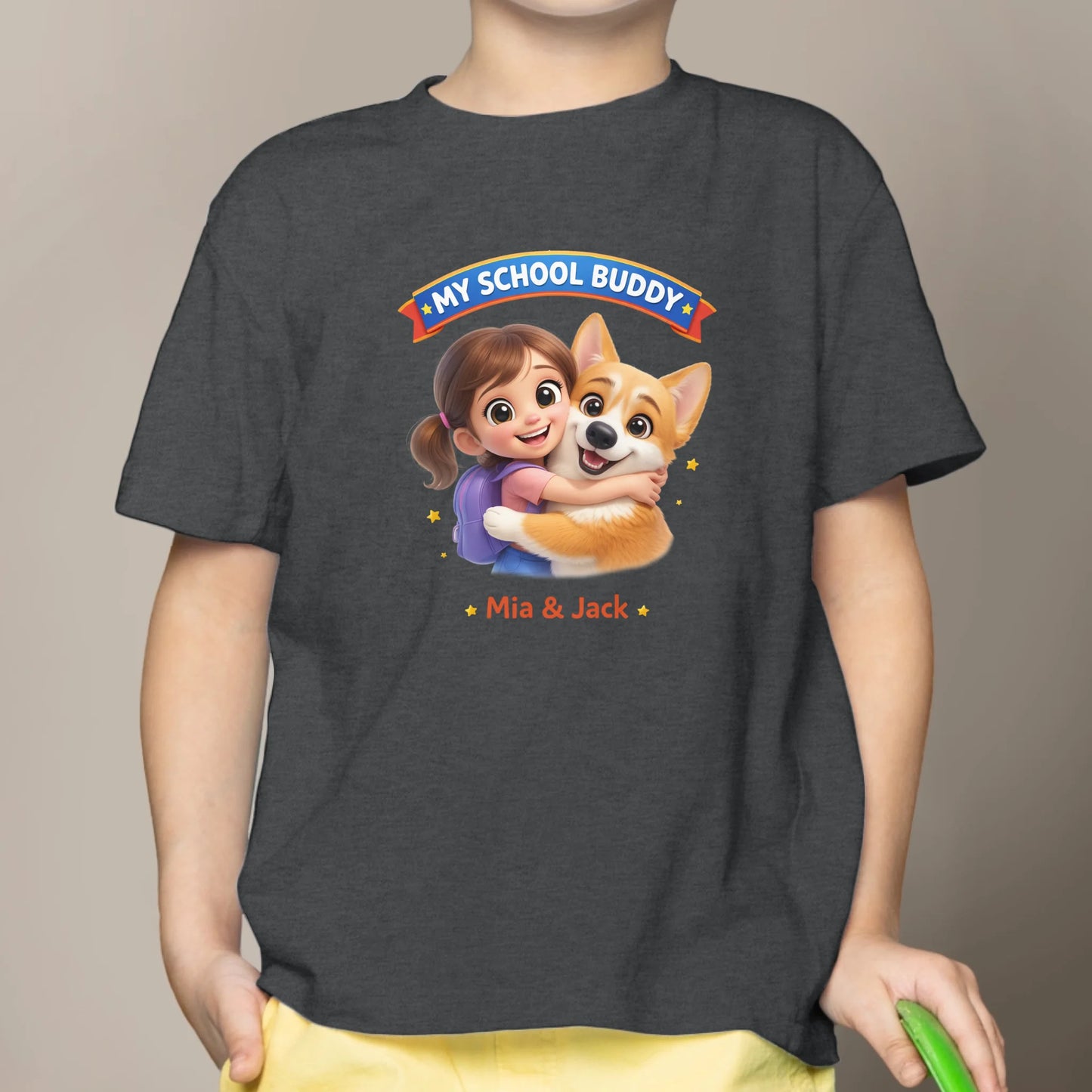 School Buddy - Personalized Kids T-Shirt
