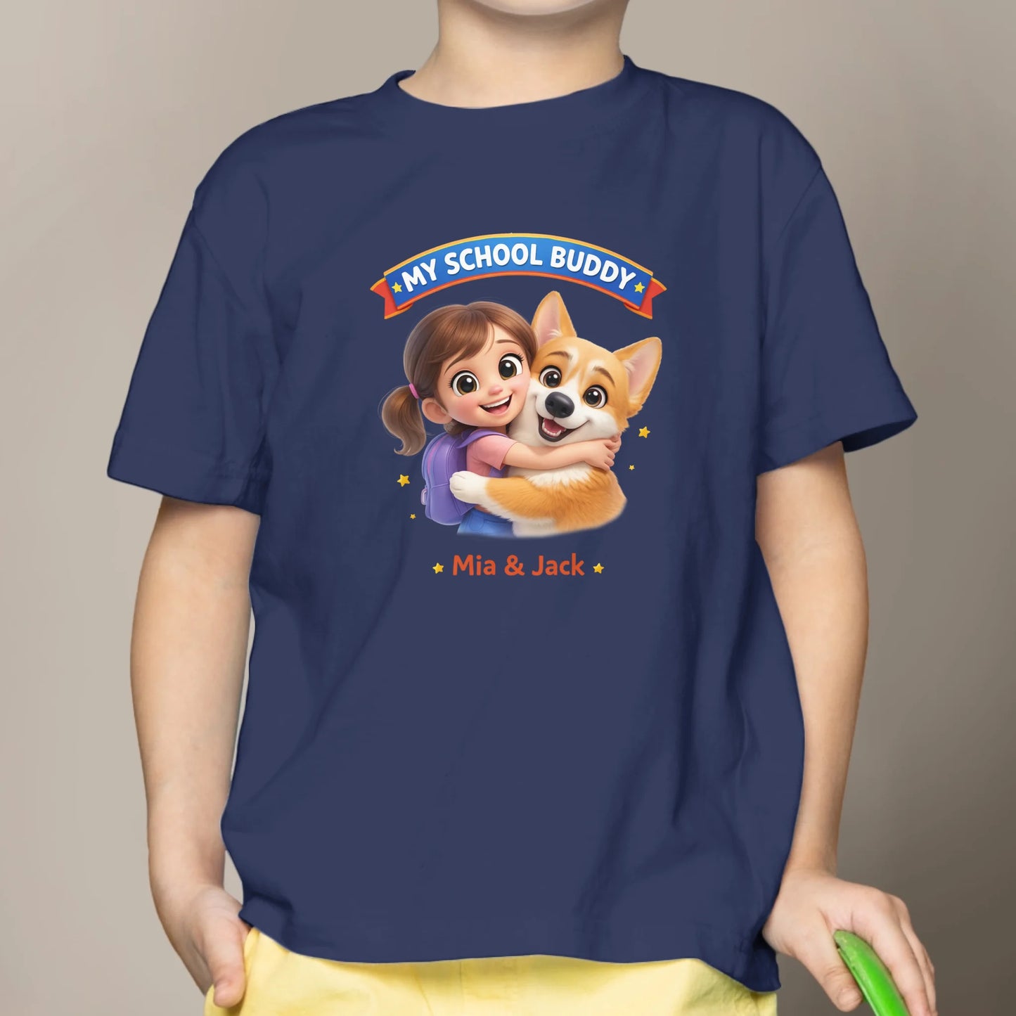 School Buddy - Personalized Kids T-Shirt