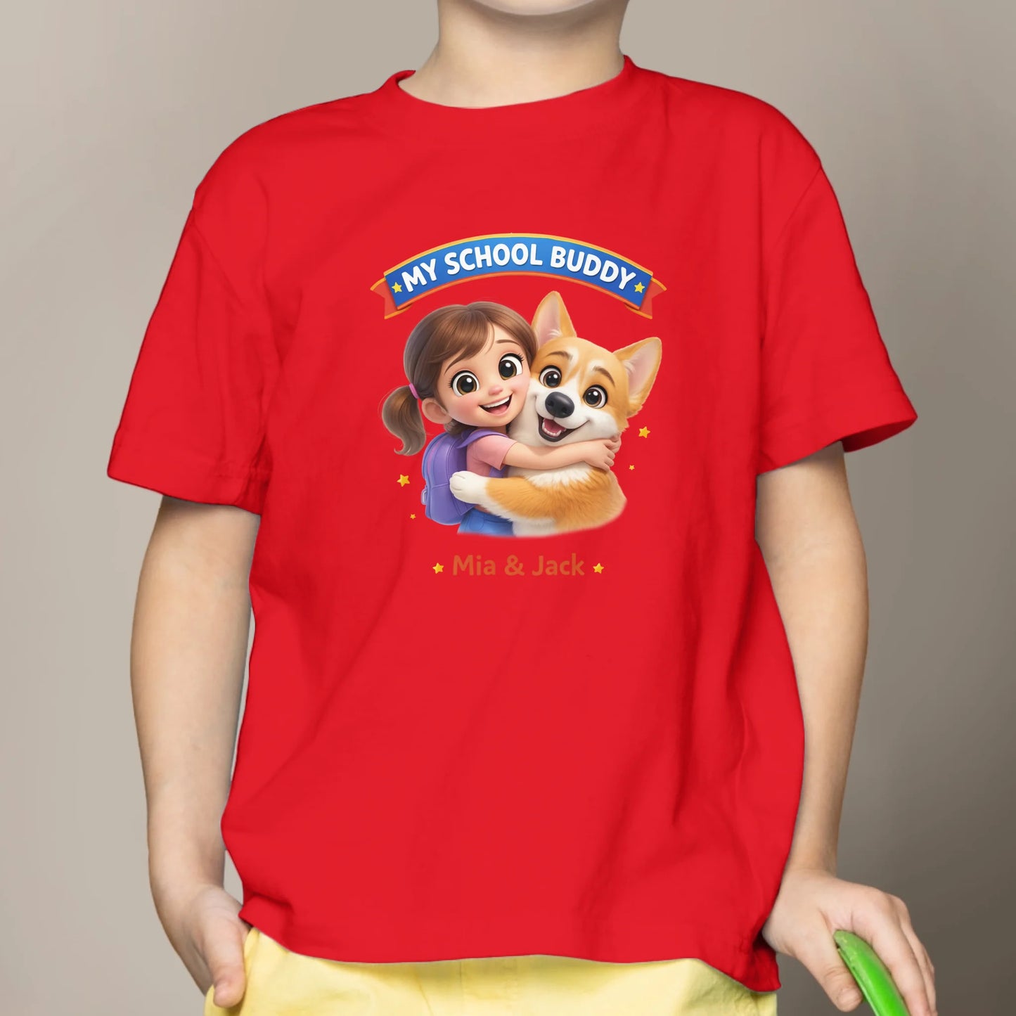 School Buddy - Personalized Kids T-Shirt