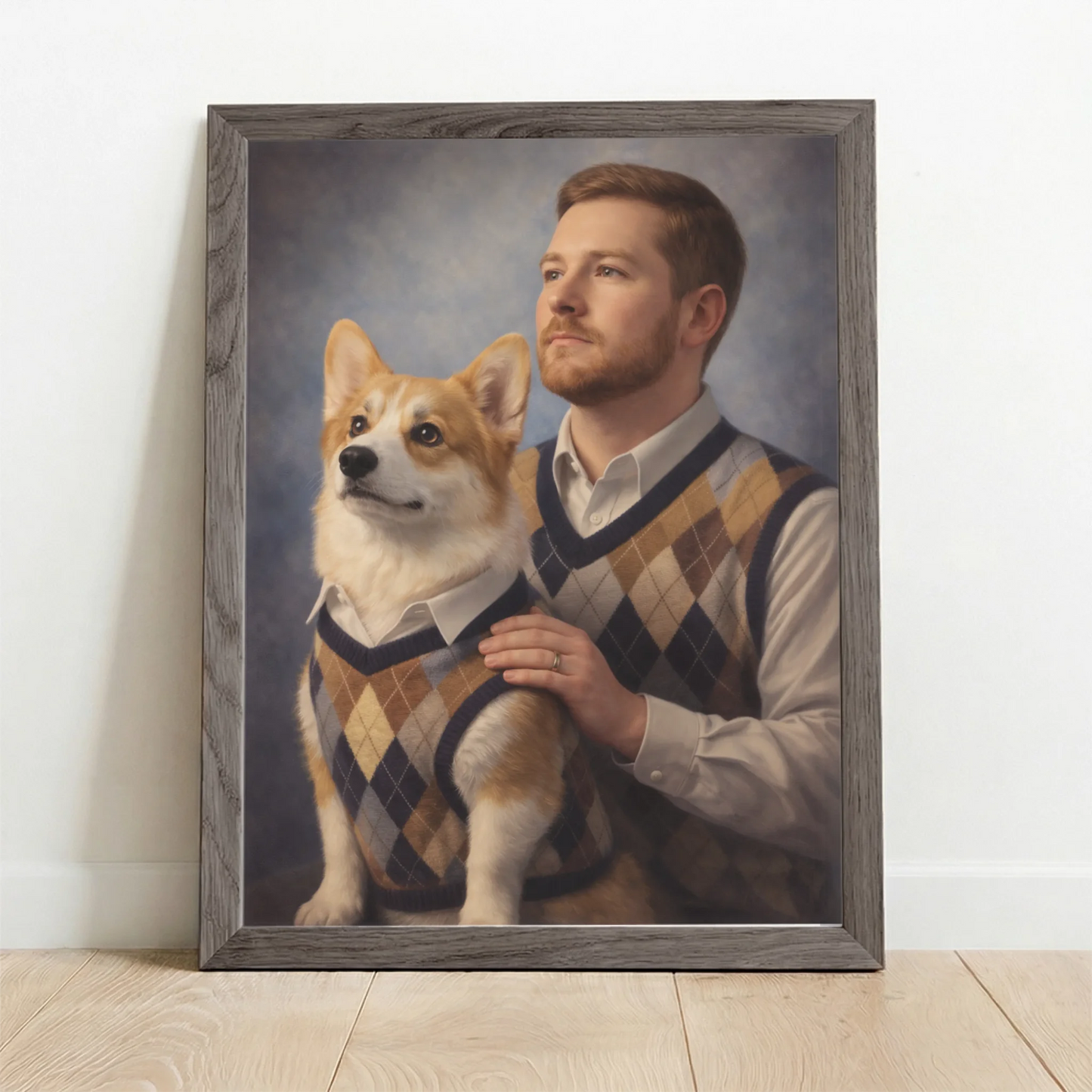 Framed Poster UK oak