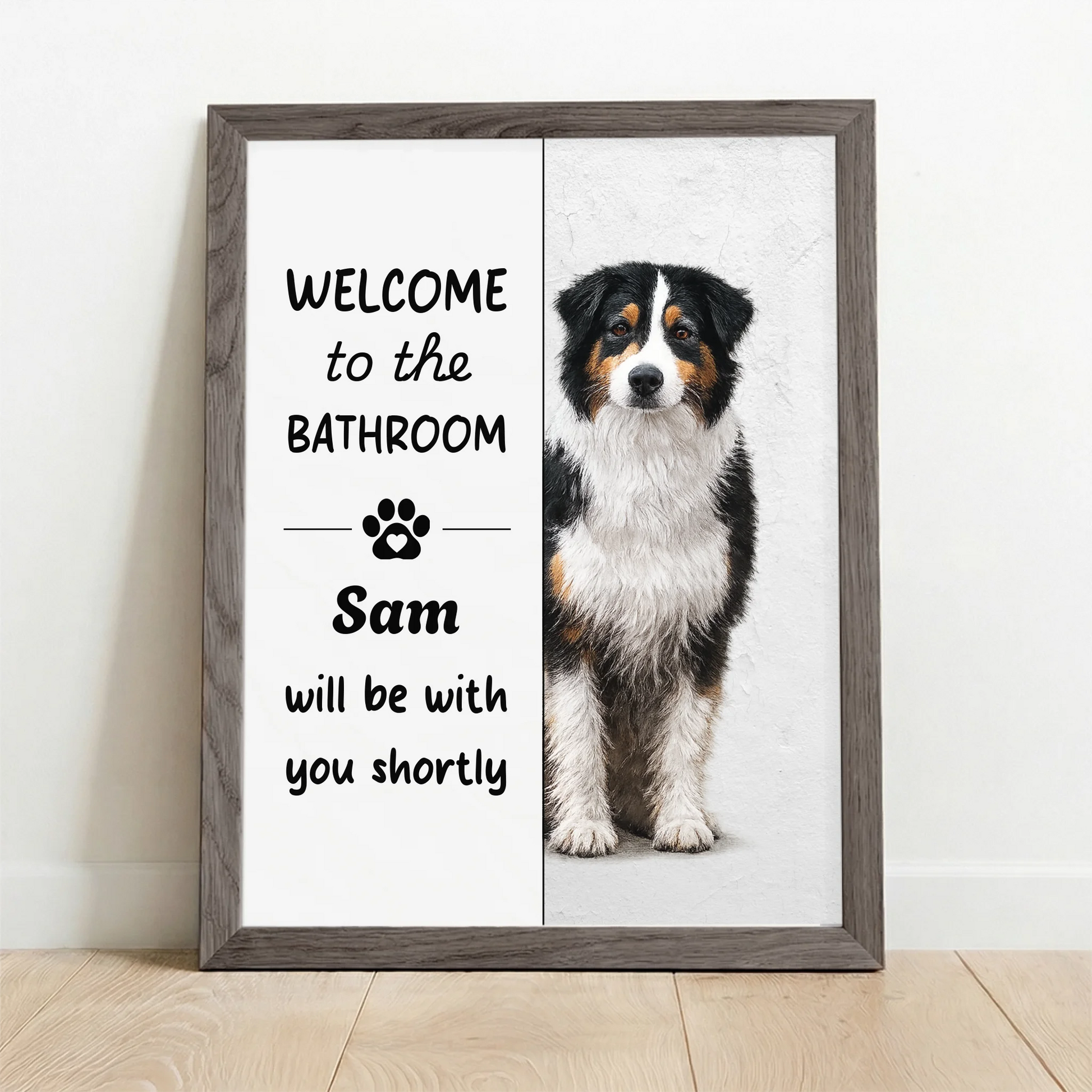 Framed Poster UK oak
