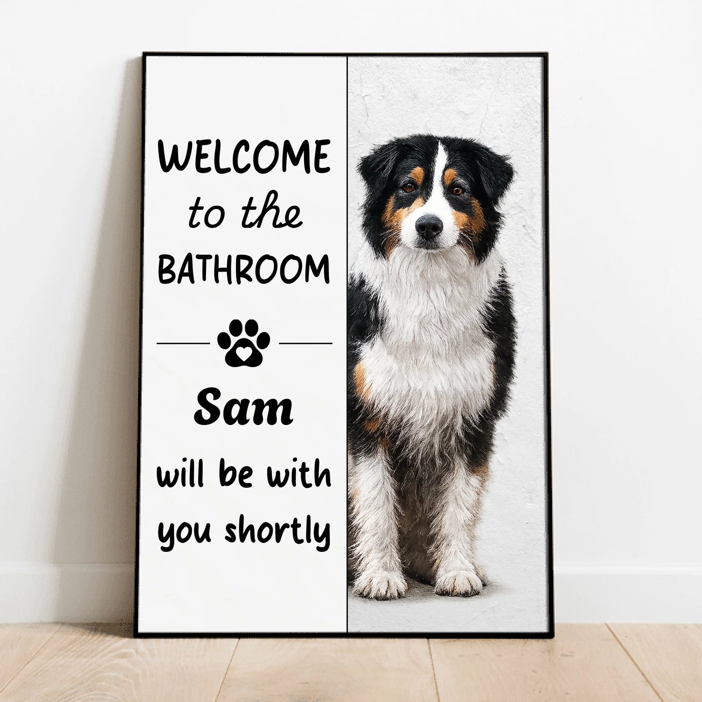 Pet Will Be With You Shortly - Personalized Poster
