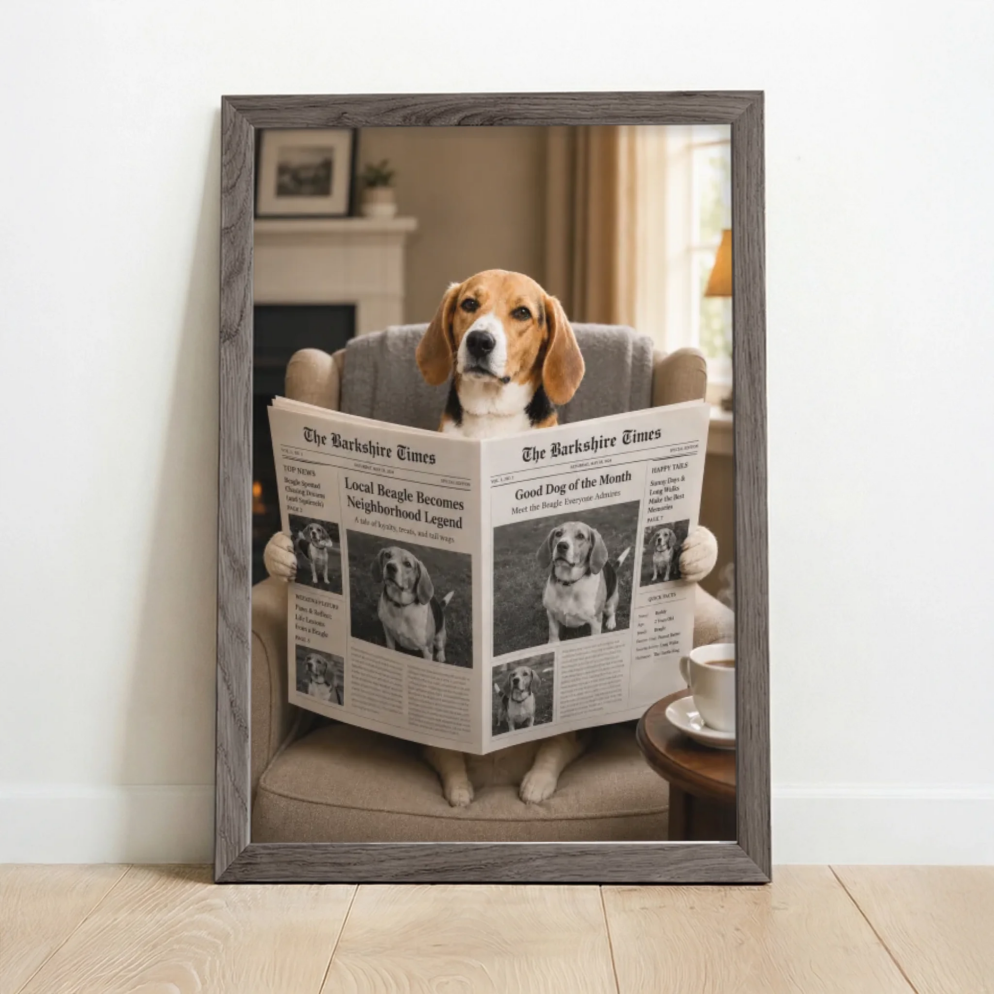 Framed Poster UK oak copy