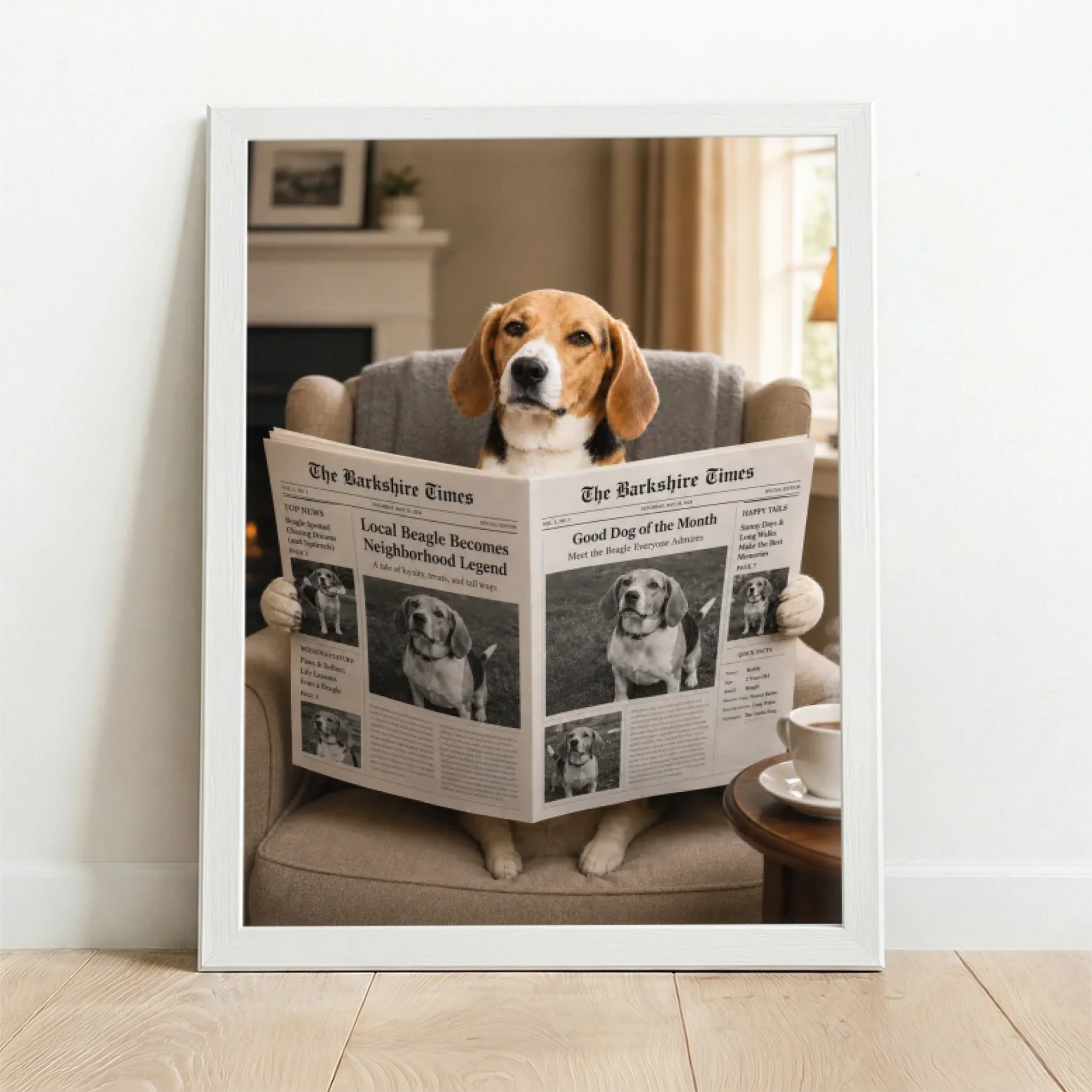 Framed Poster white