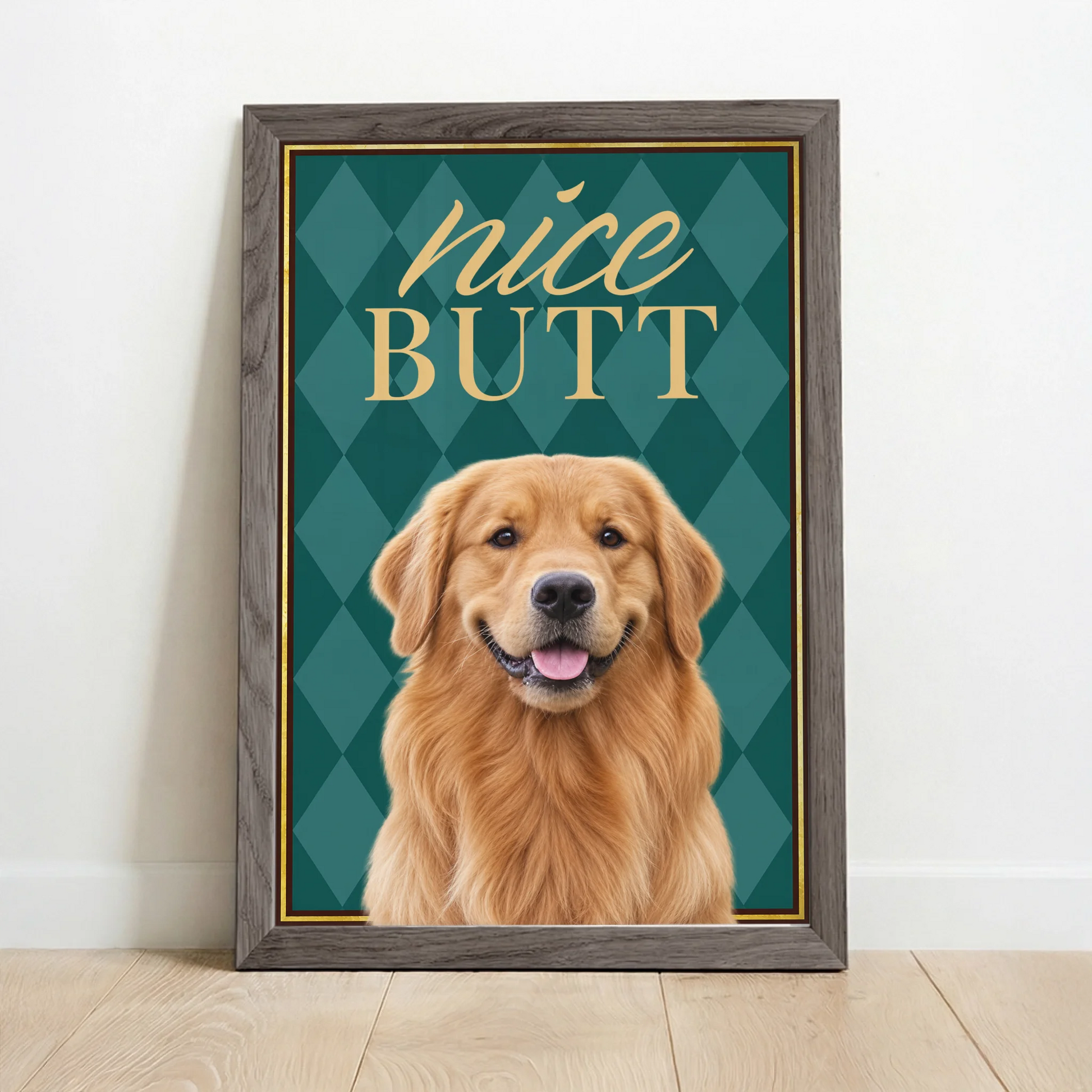 Framed Poster UK oak copy