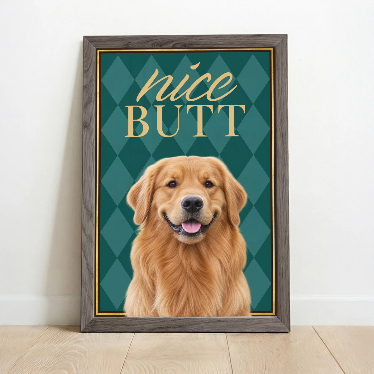 Framed Poster UK oak copy
