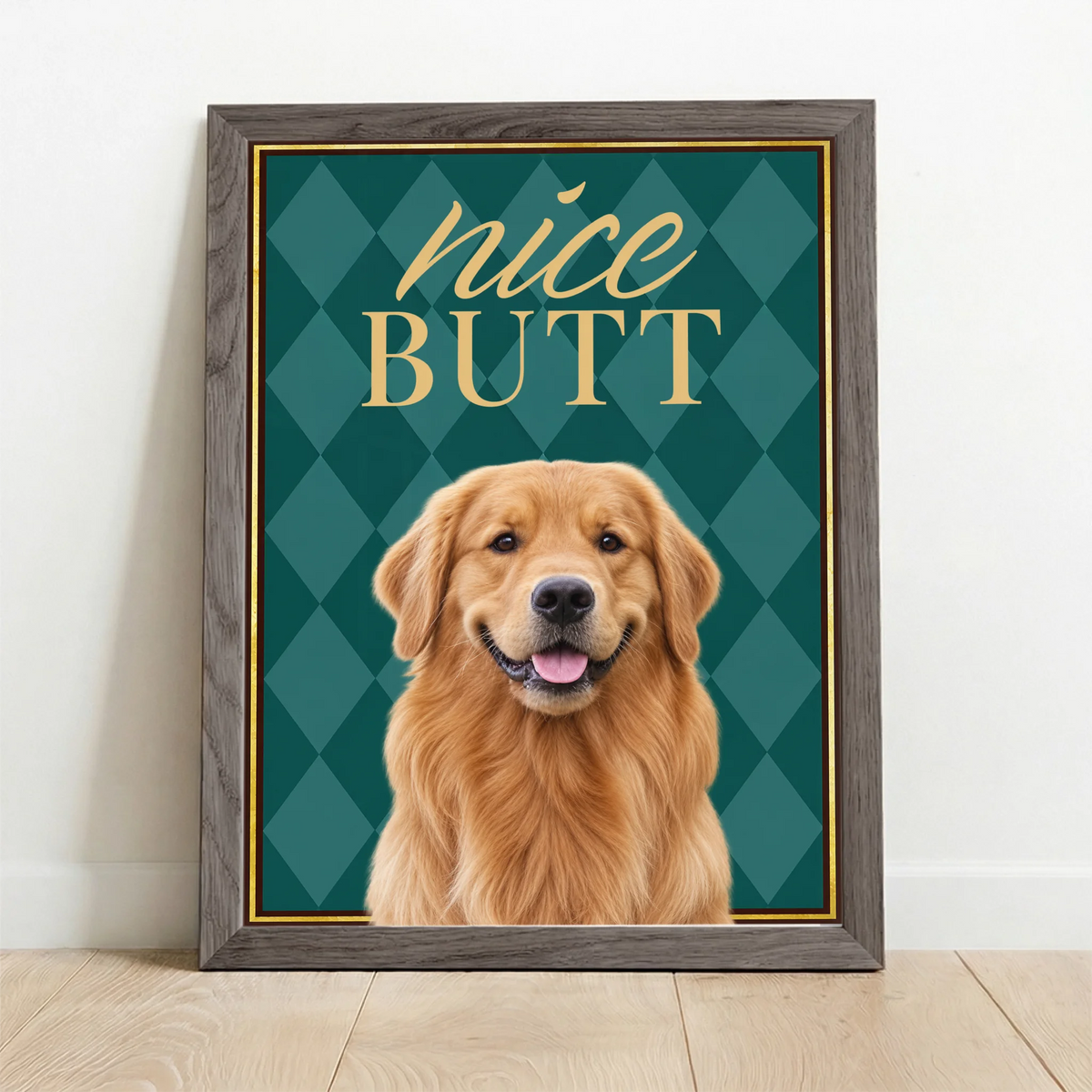 Framed Poster UK oak