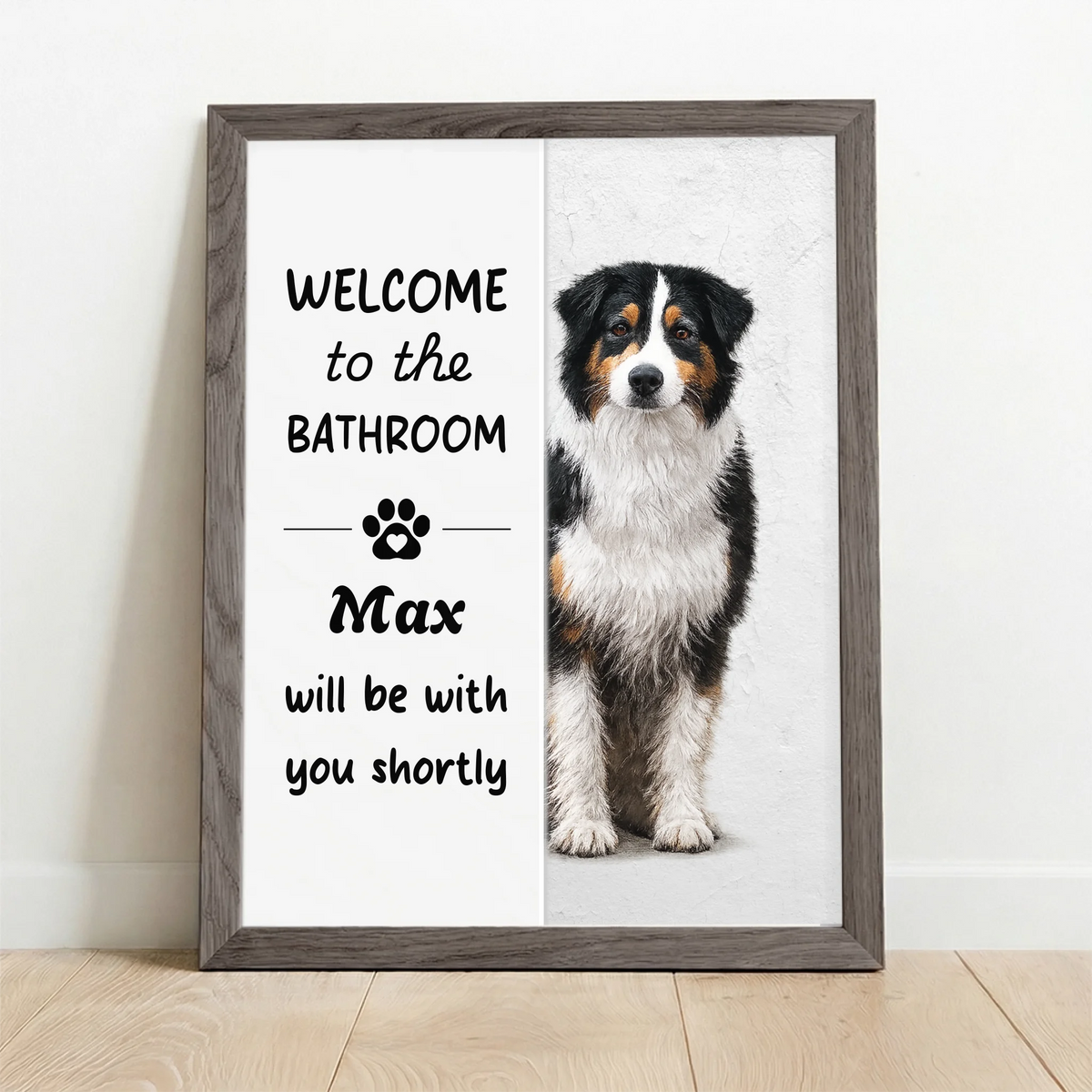 Framed Poster UK oak
