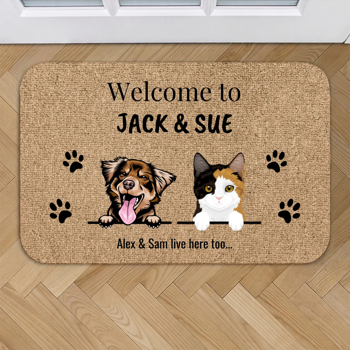 Personalized Doormat - Welcome to