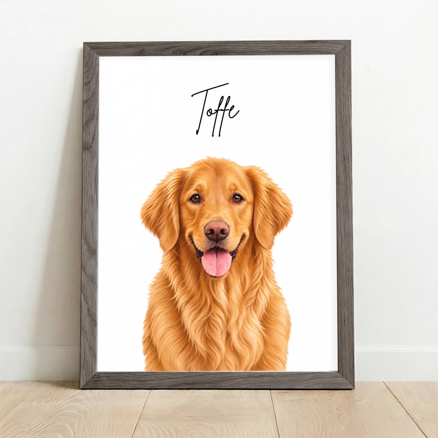 Framed Poster UK oak