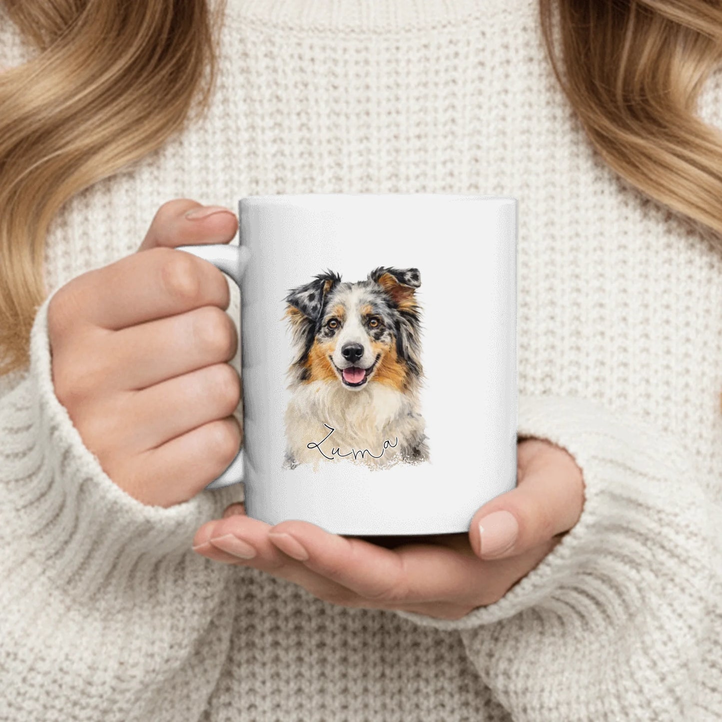 Watercolor Portrait - Personalized Mug