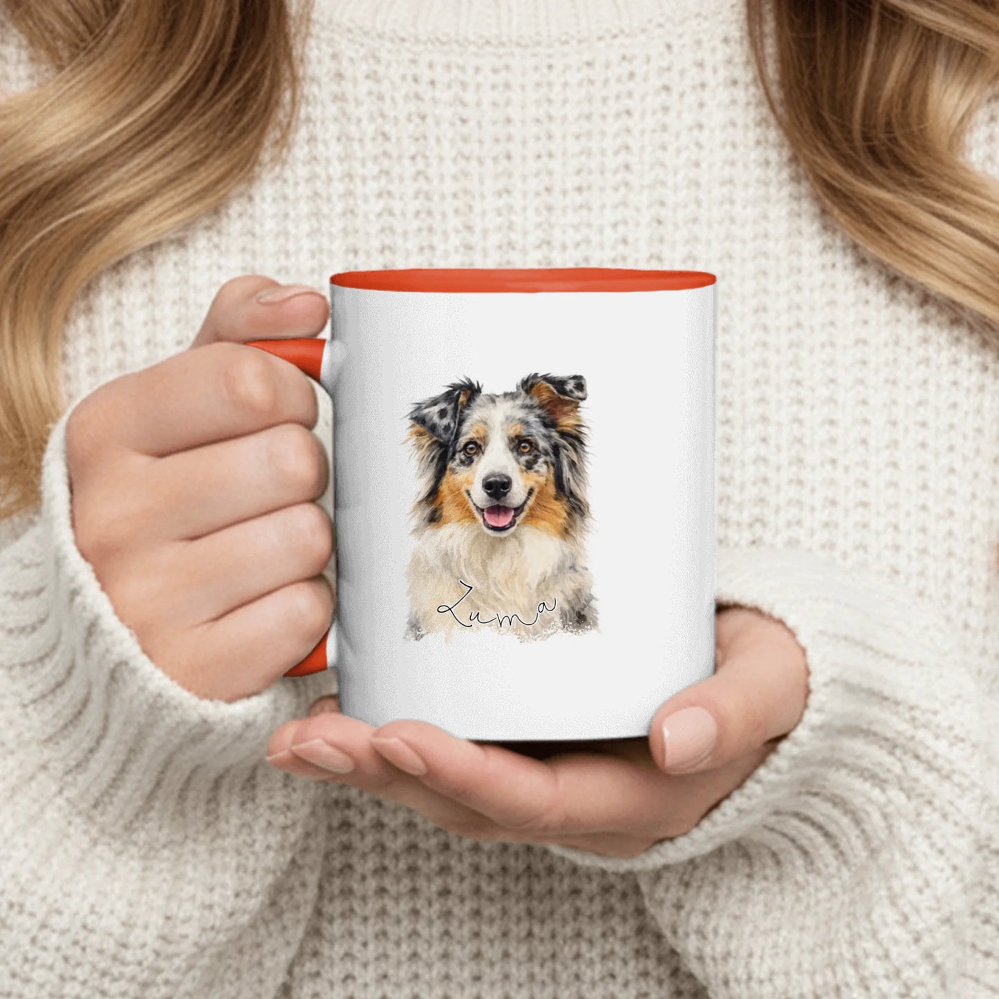 Watercolor Portrait - Personalized Mug