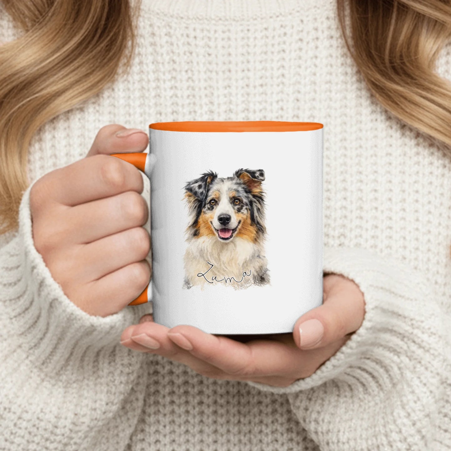 Watercolor Portrait - Personalized Mug