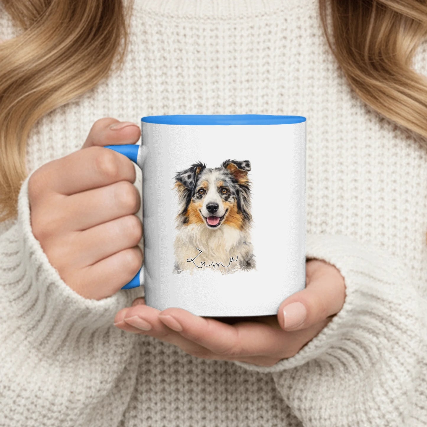 Watercolor Portrait - Personalized Mug