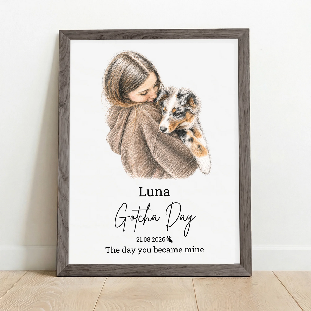 Framed Poster UK oak