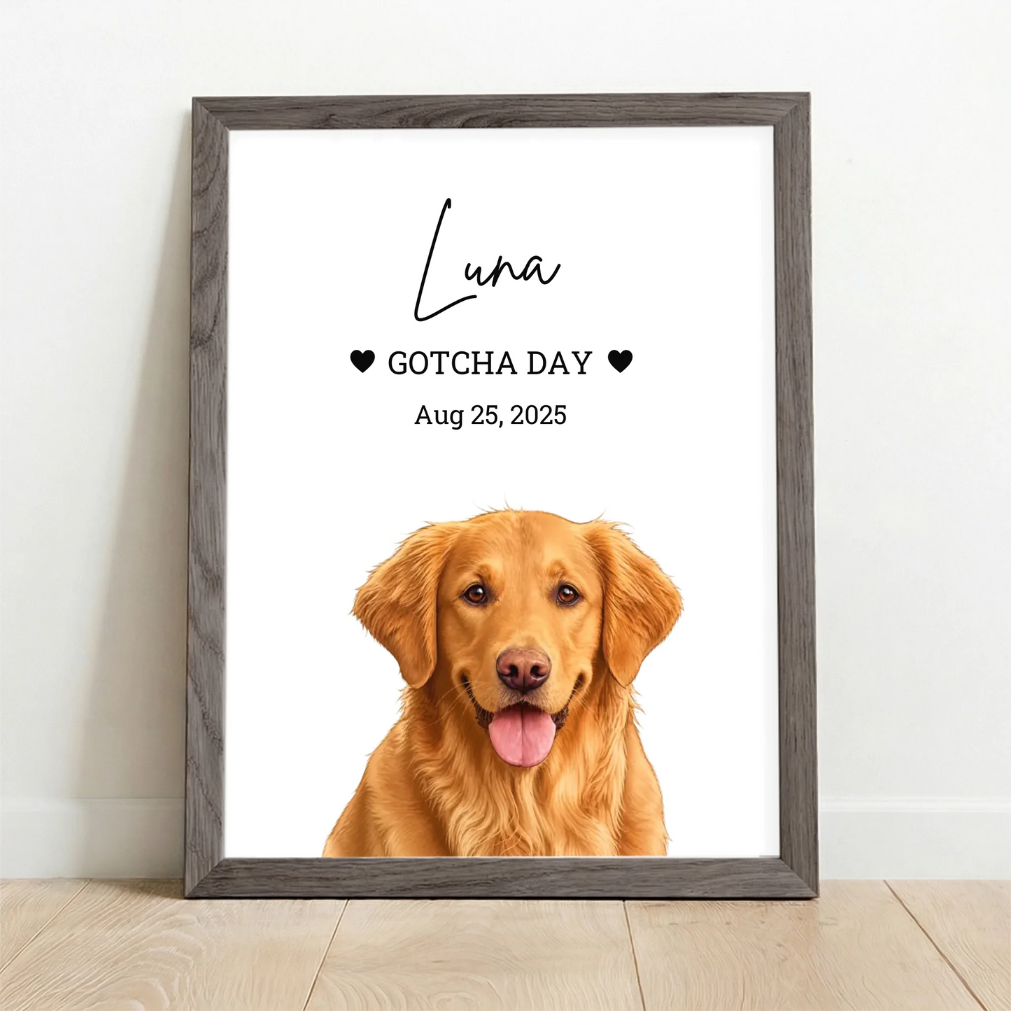 Framed Poster UK oak