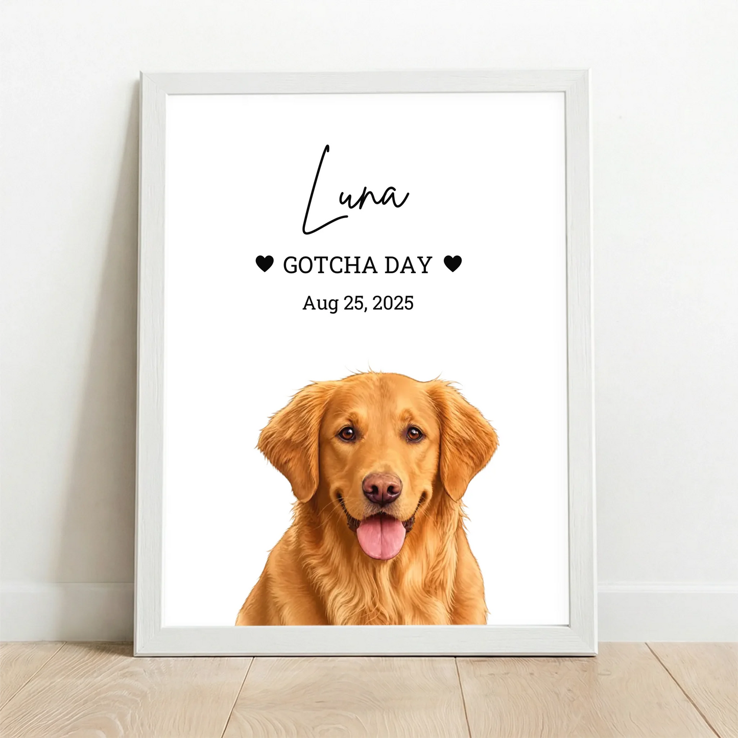 Framed Poster white