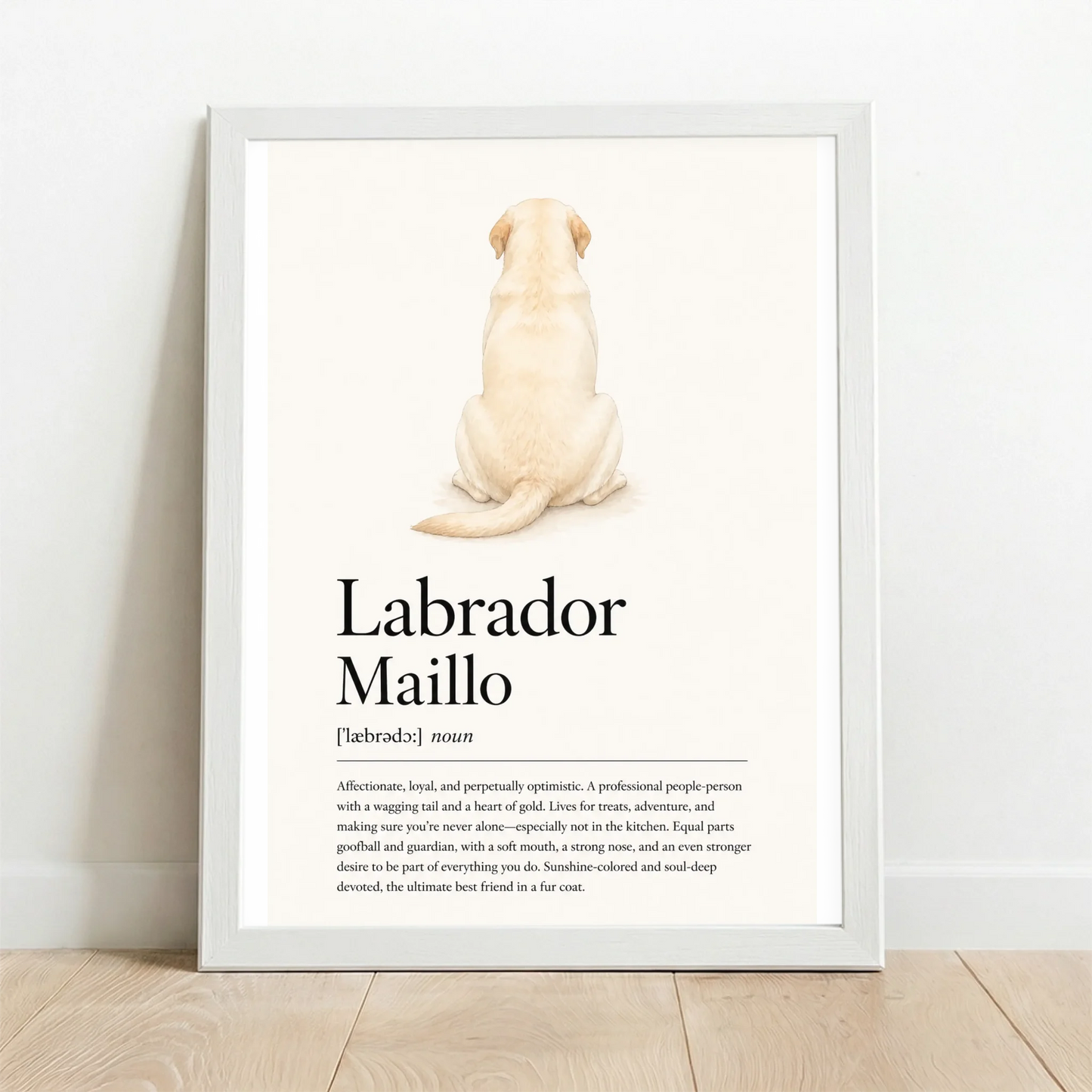 Framed Poster white