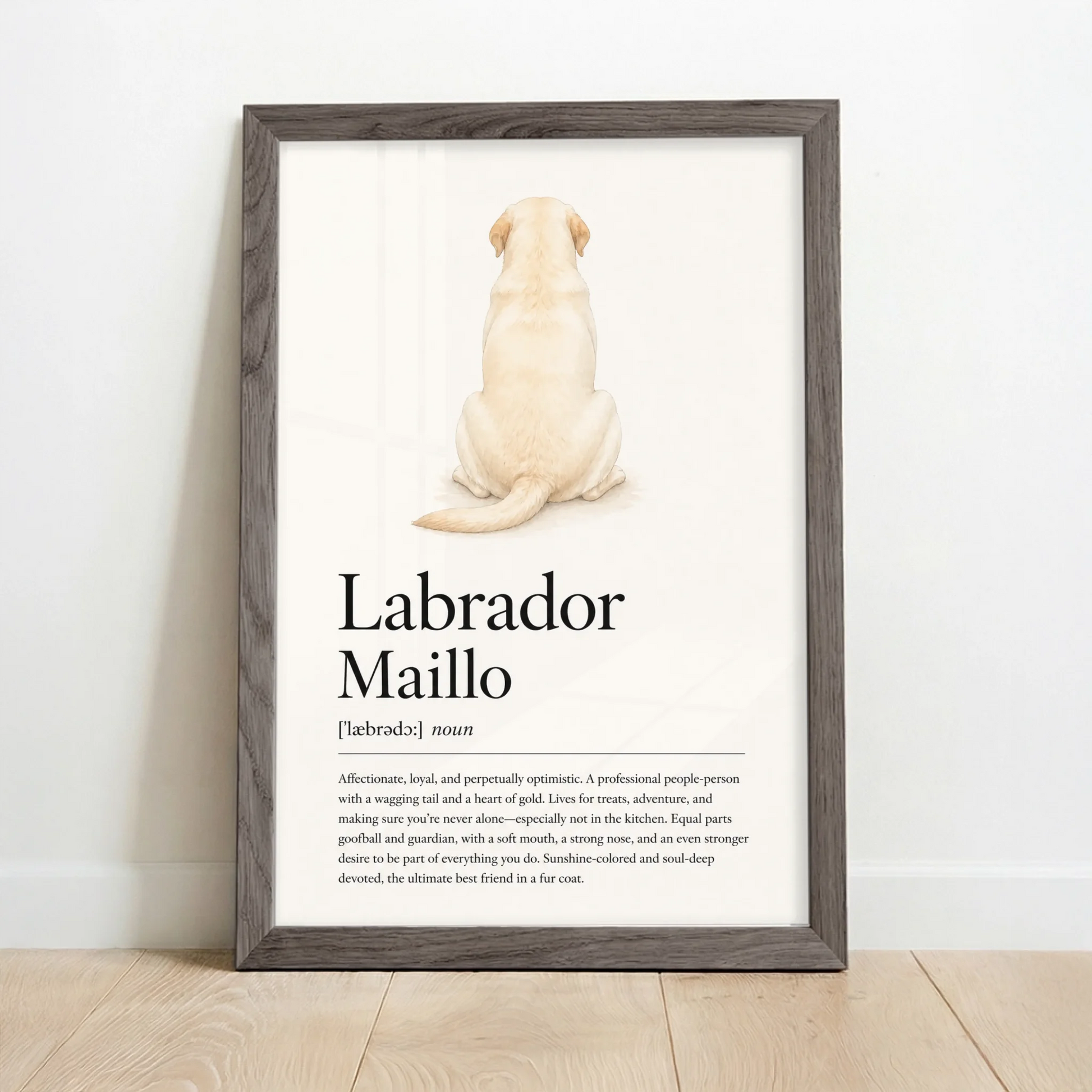 Framed Poster UK oak copy