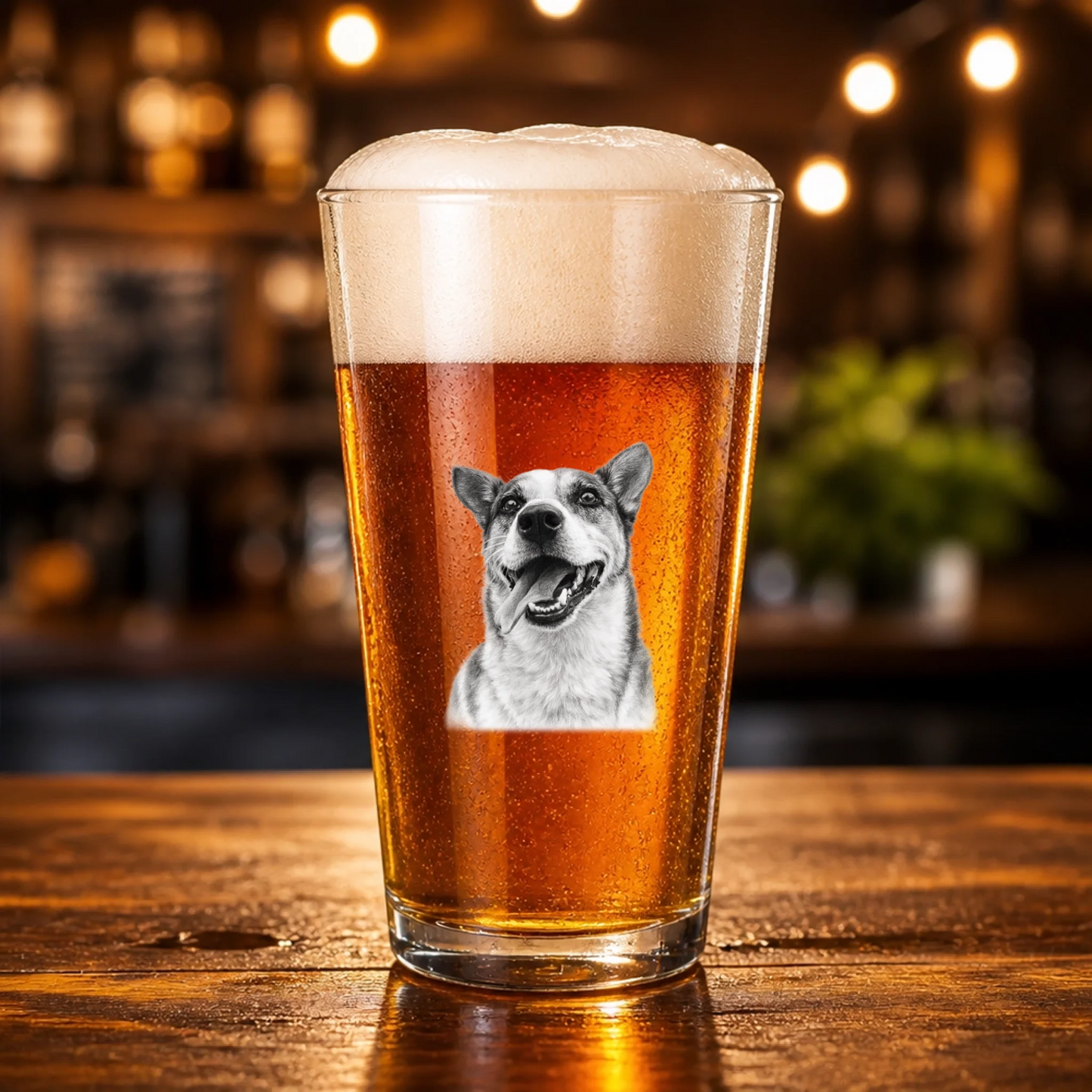 Charcoal - Personalized Pint Glass
