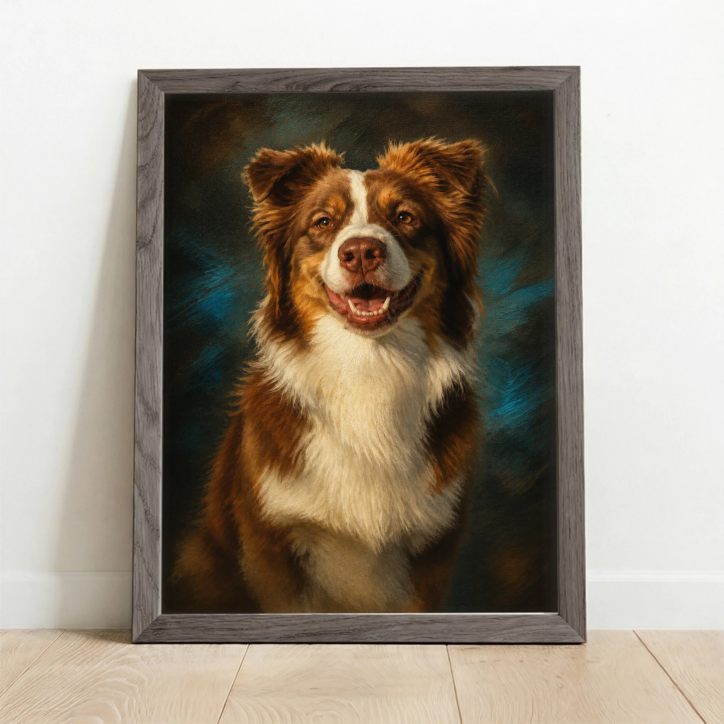 Framed Poster UK oak