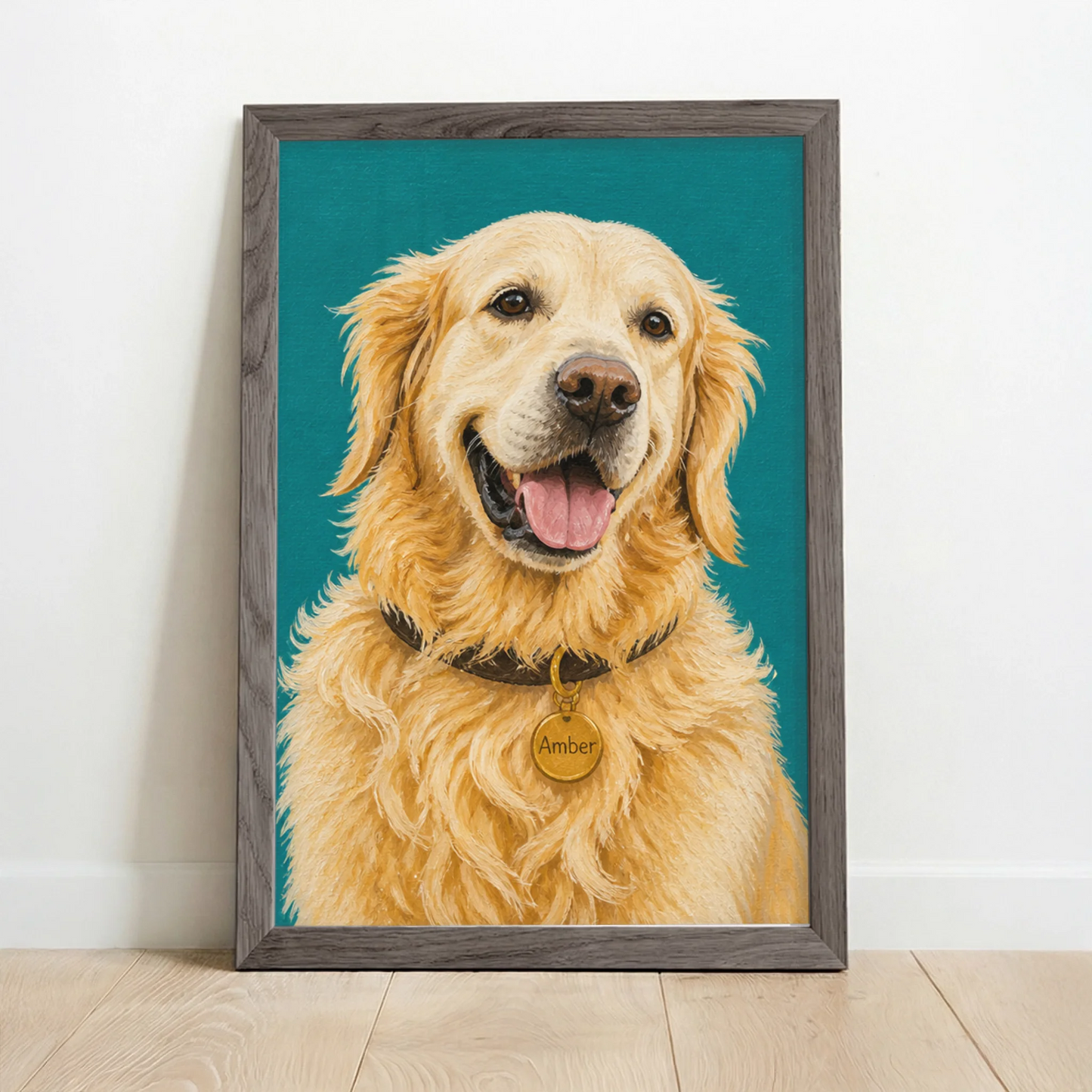 Framed Poster UK oak copy