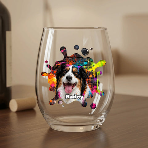 Personalized Wine Glass - Splash - Featured Image