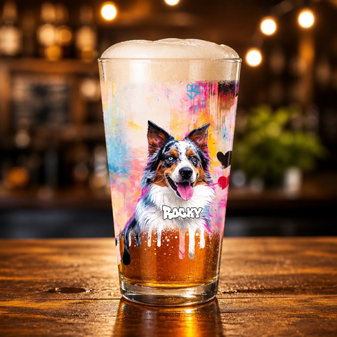 Personalized Pint Glass - Graffiti - Featured Image
