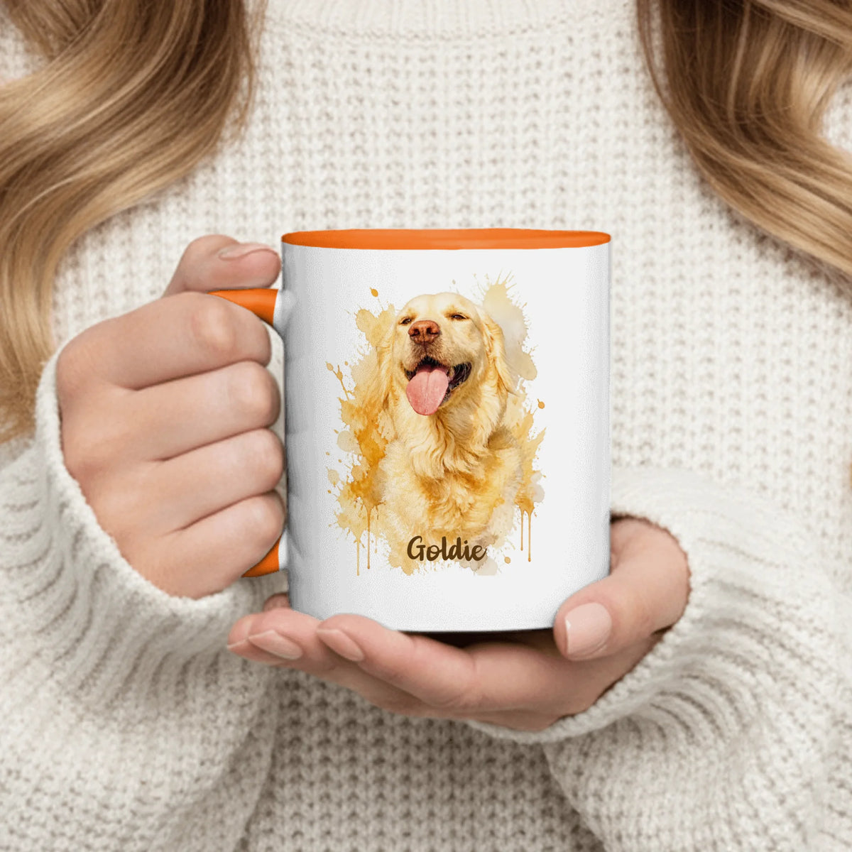 Personalized Mug - Watercolor Realistic Portrait