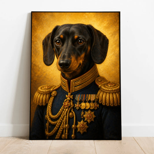 Personalized Poster - Military Uniform Portrait