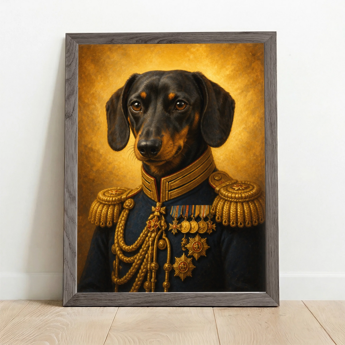 Framed Poster UK oak