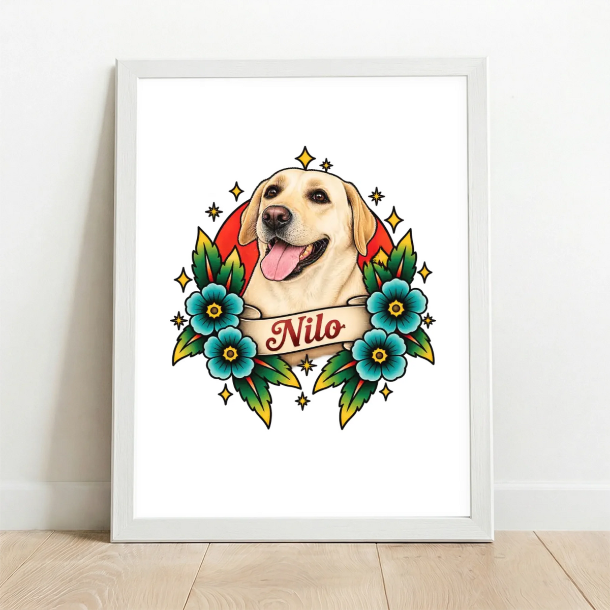 Framed Poster white