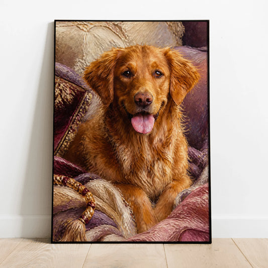 Personalized Poster - Hand Painted Oil