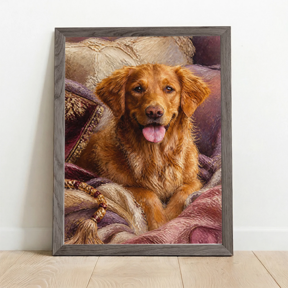 Framed Poster UK oak