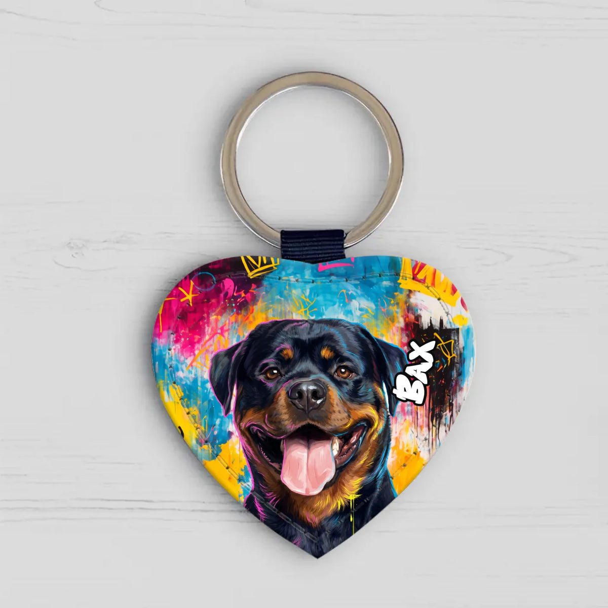 Personalized Keychain - Graffiti