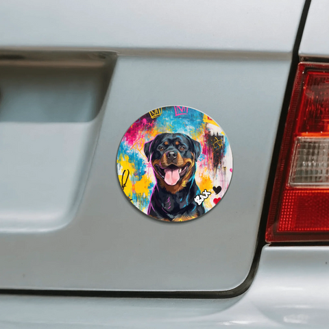 Personalized Car Magnet - Graffiti - Featured Image