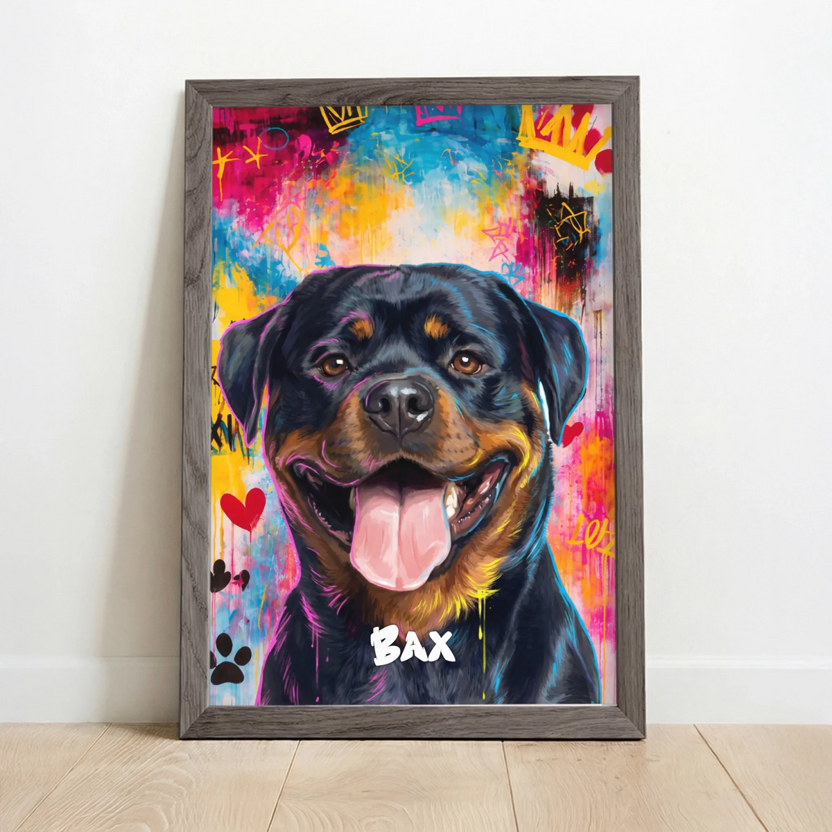 Framed Poster UK oak copy