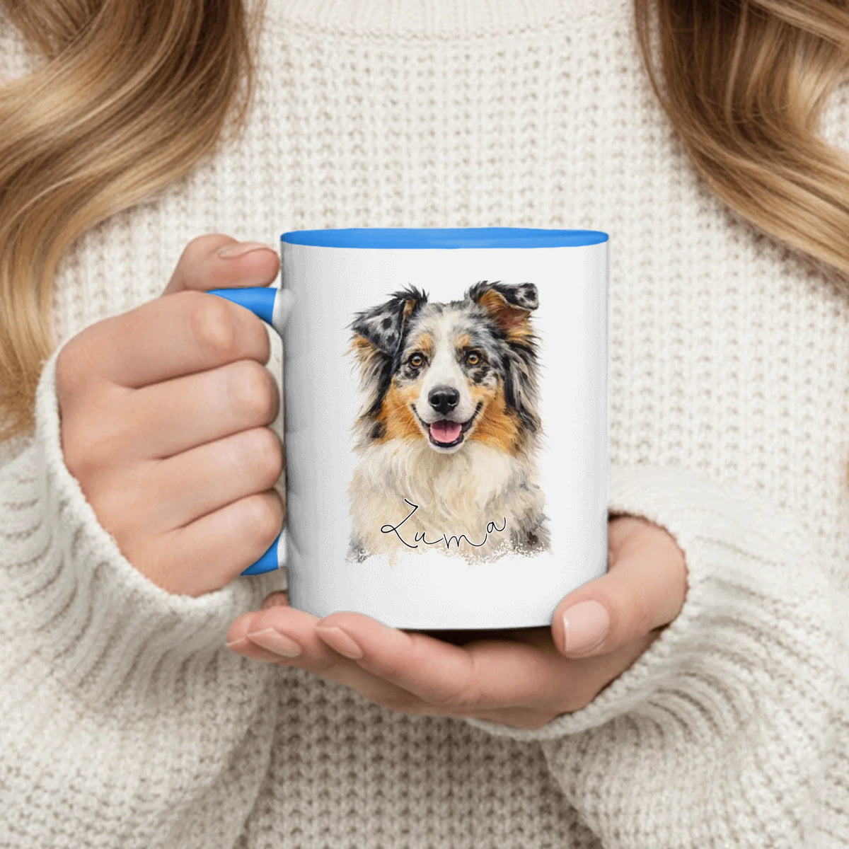 Personalized Mug - Watercolor Portrait