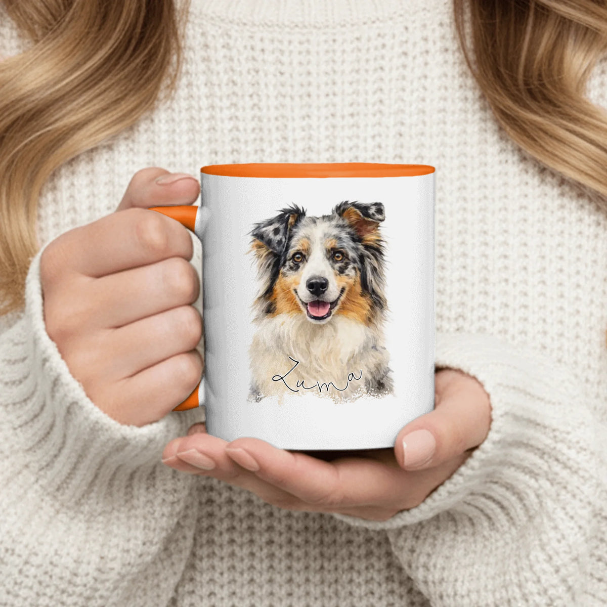 Personalized Mug - Watercolor Portrait