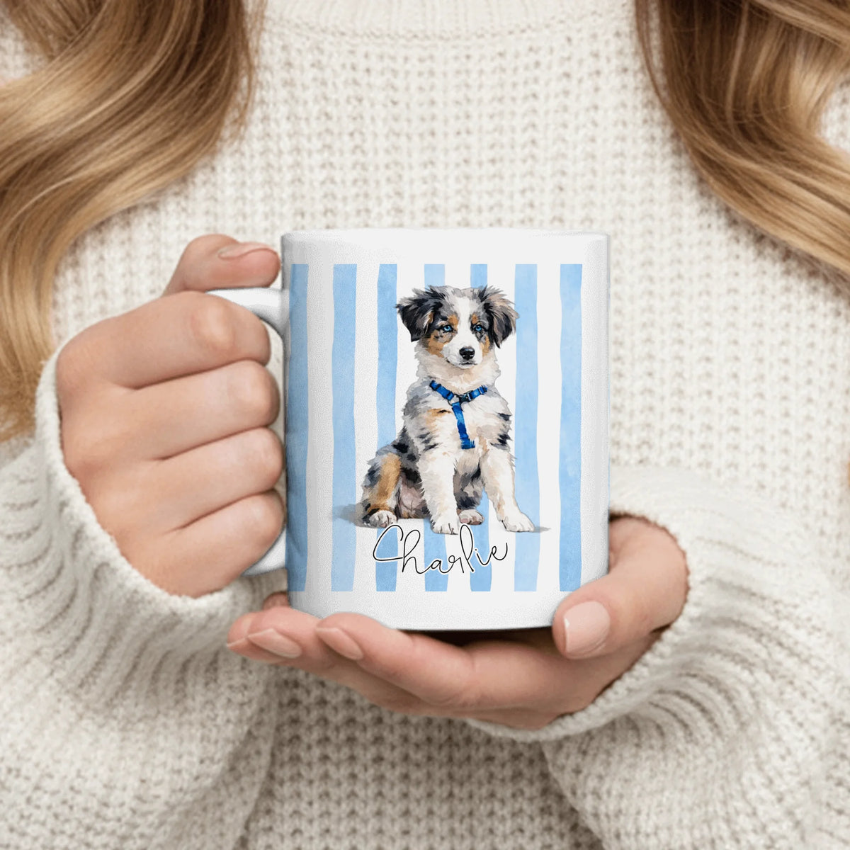 Personalized Mug - Watercolor Pet Portrait