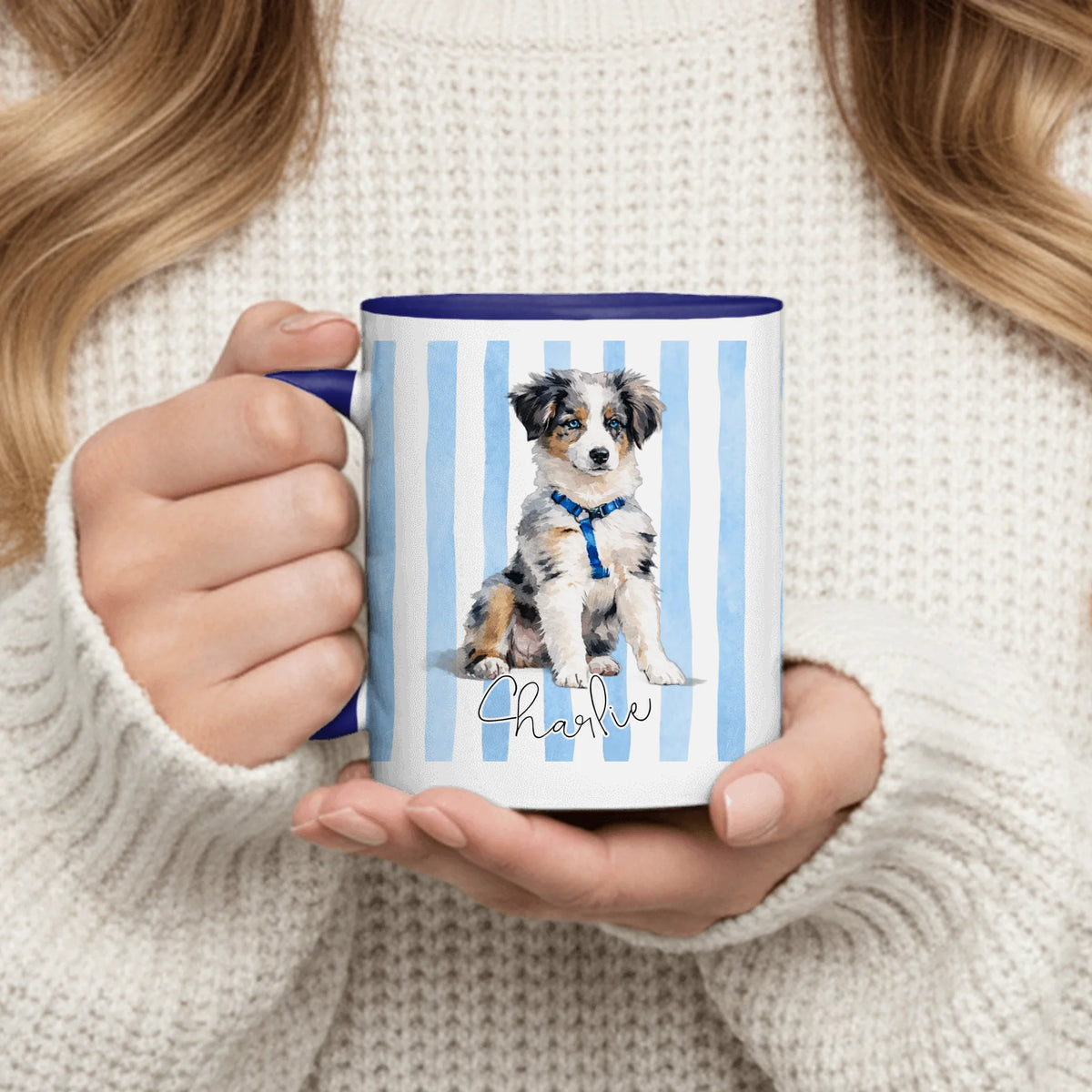 Personalized Mug - Watercolor Pet Portrait