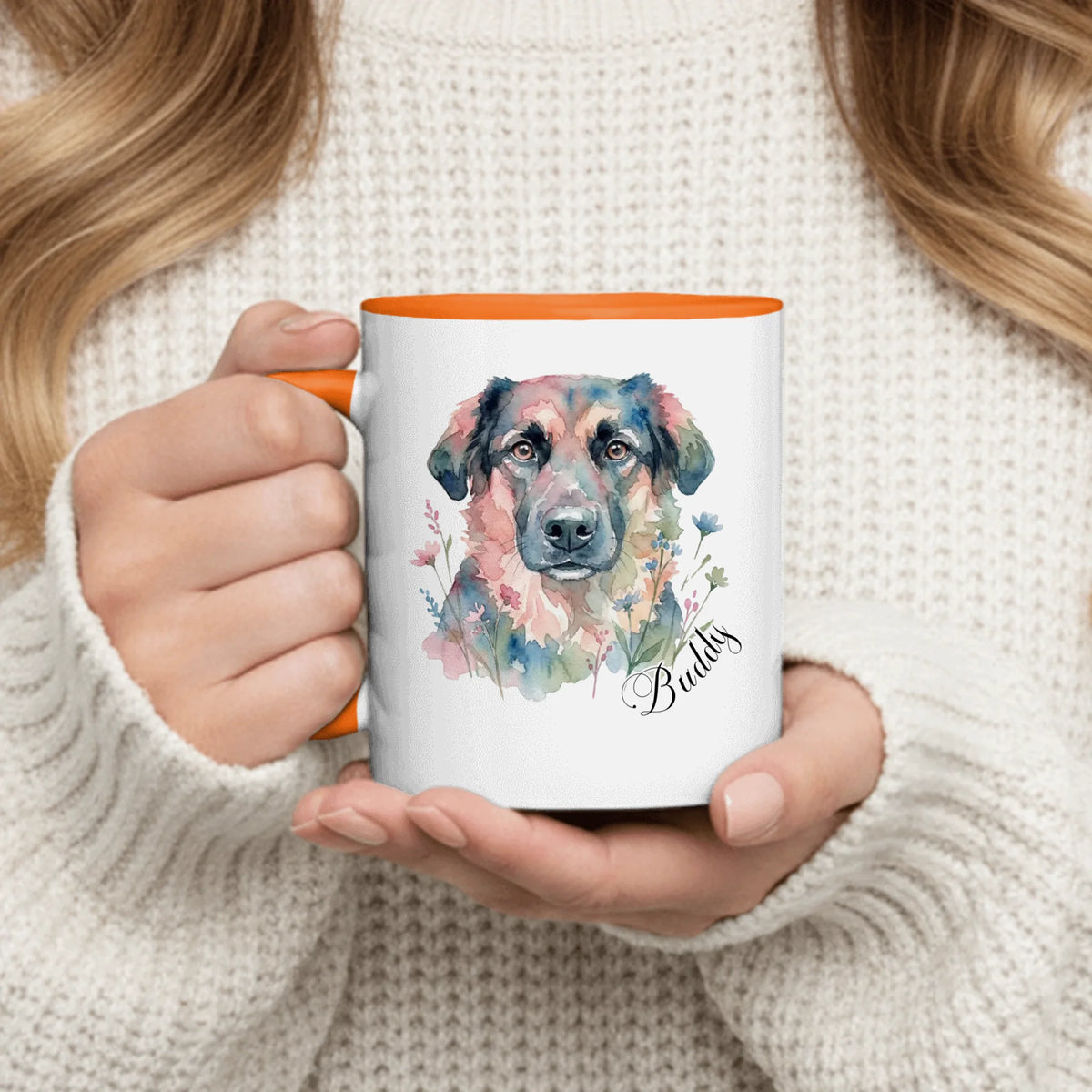 Personalized Mug - Watercolor