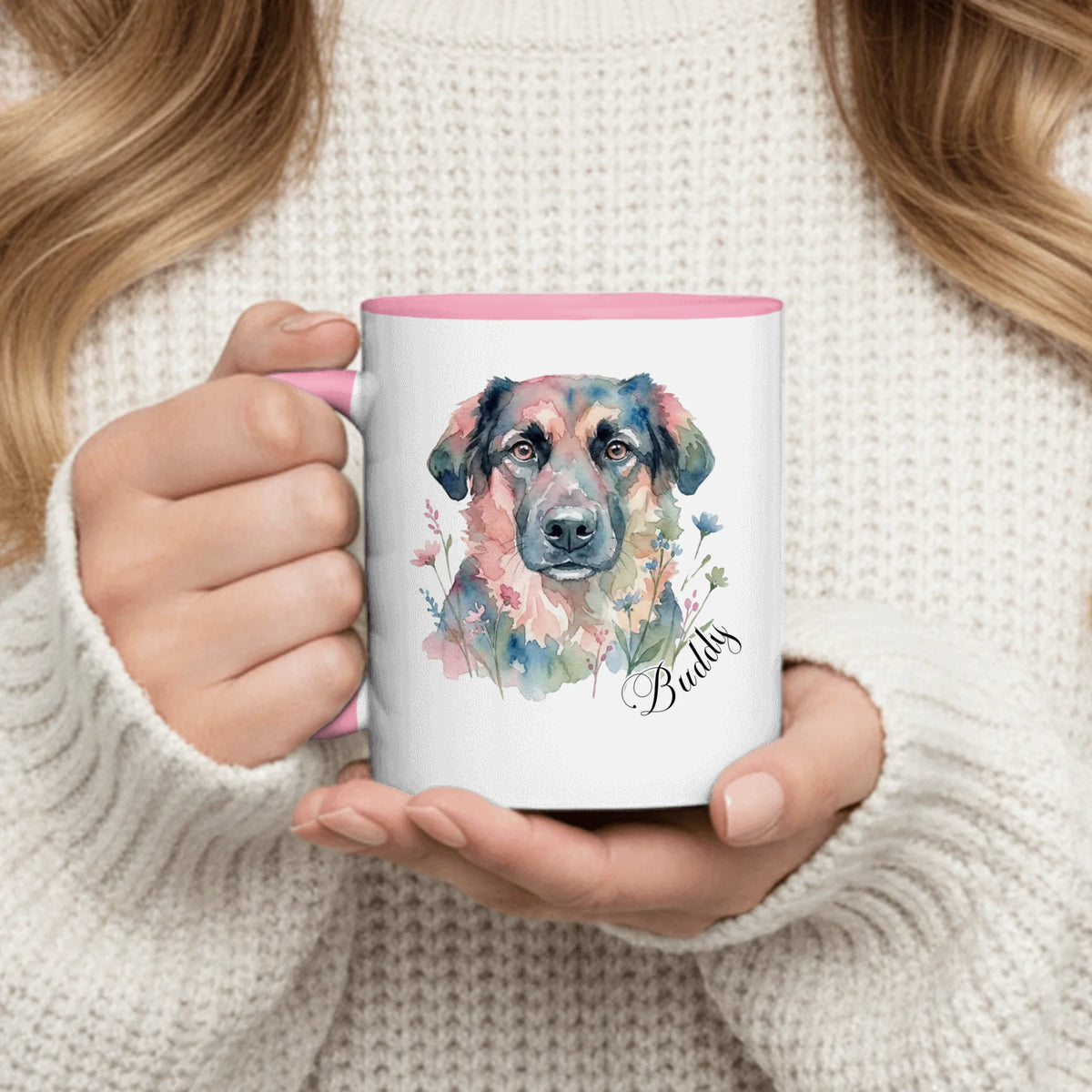 Personalized Mug - Watercolor