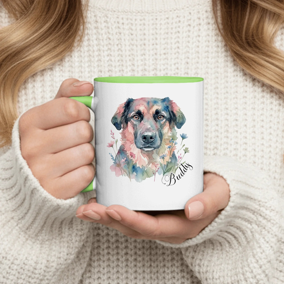 Personalized Mug - Watercolor