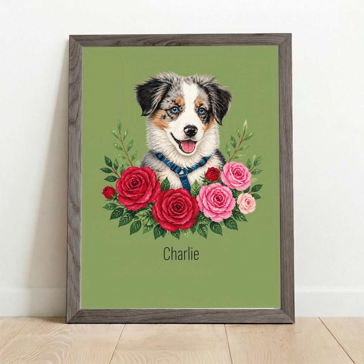 Framed Poster UK oak