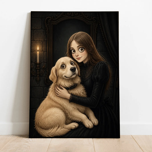Personalized Poster - Gothic Portrait Art
