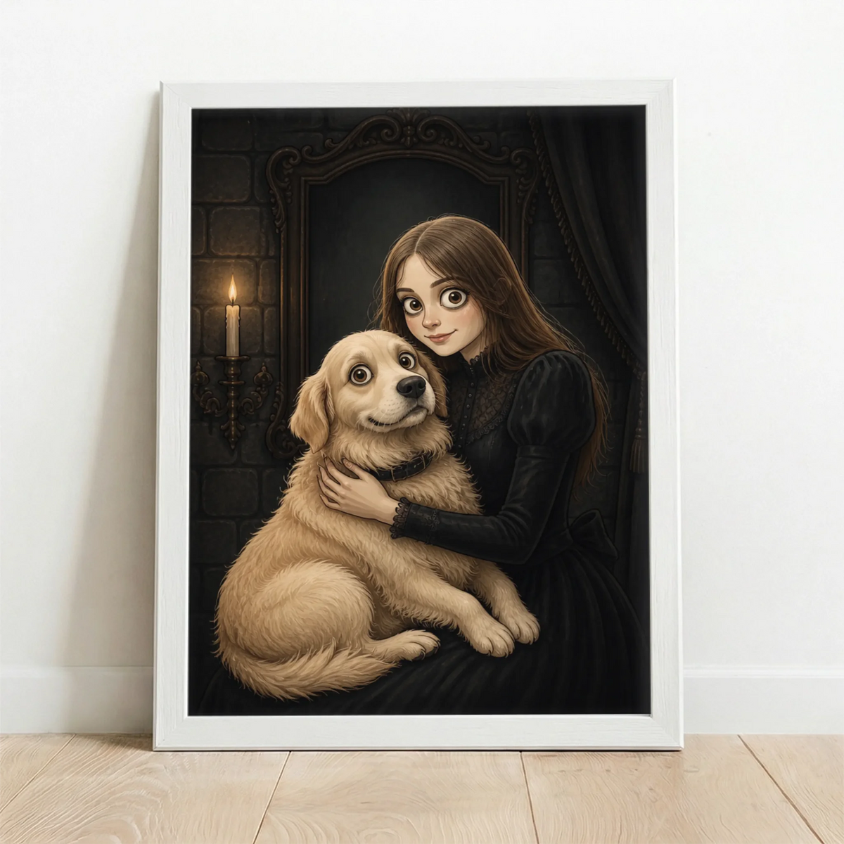Framed Poster white