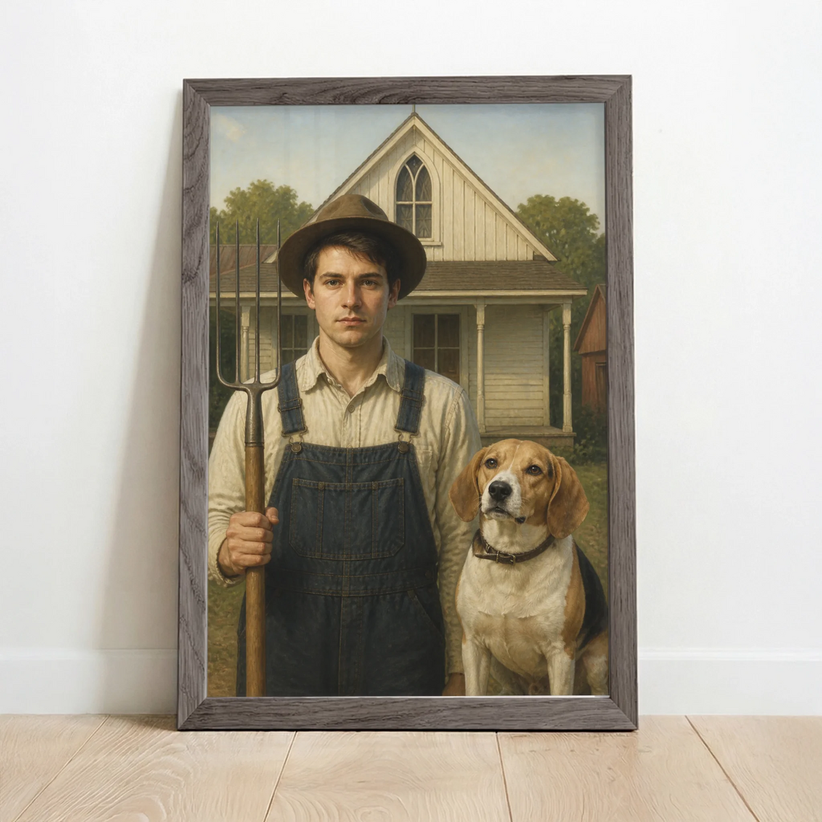 Framed Poster UK oak copy